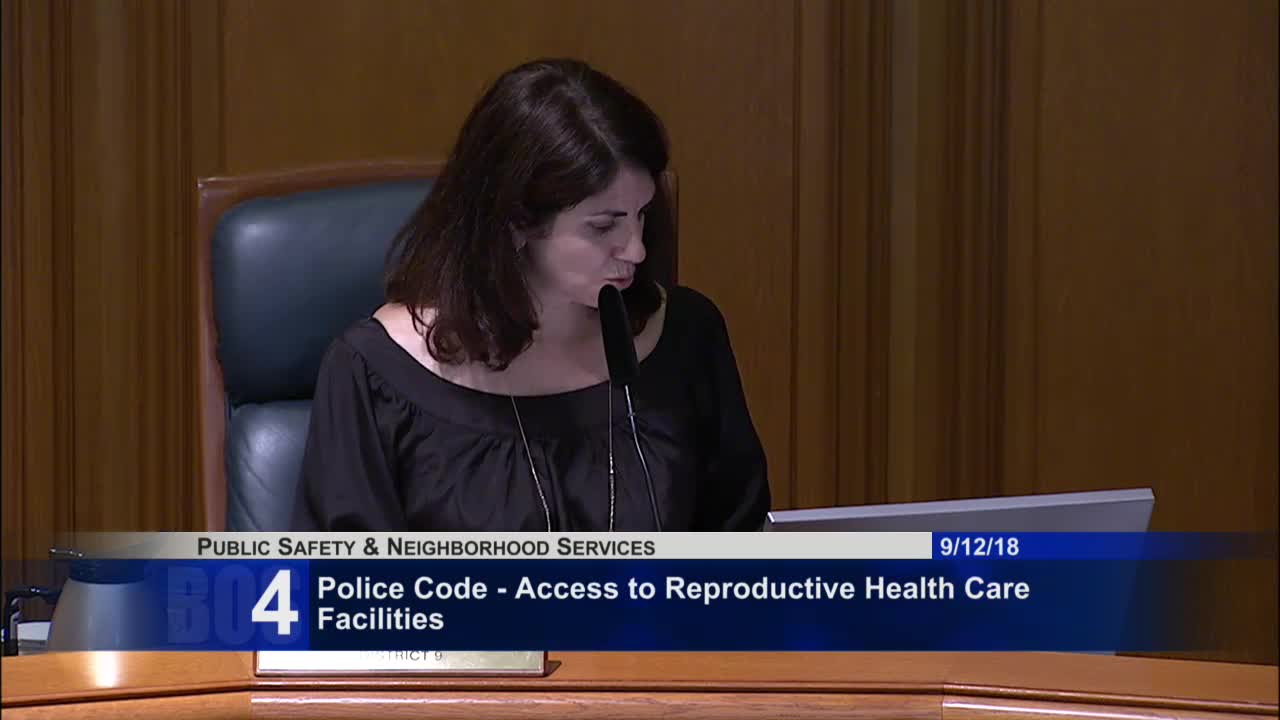 San Francisco Board considers new ordinance for abortion clinic protester control