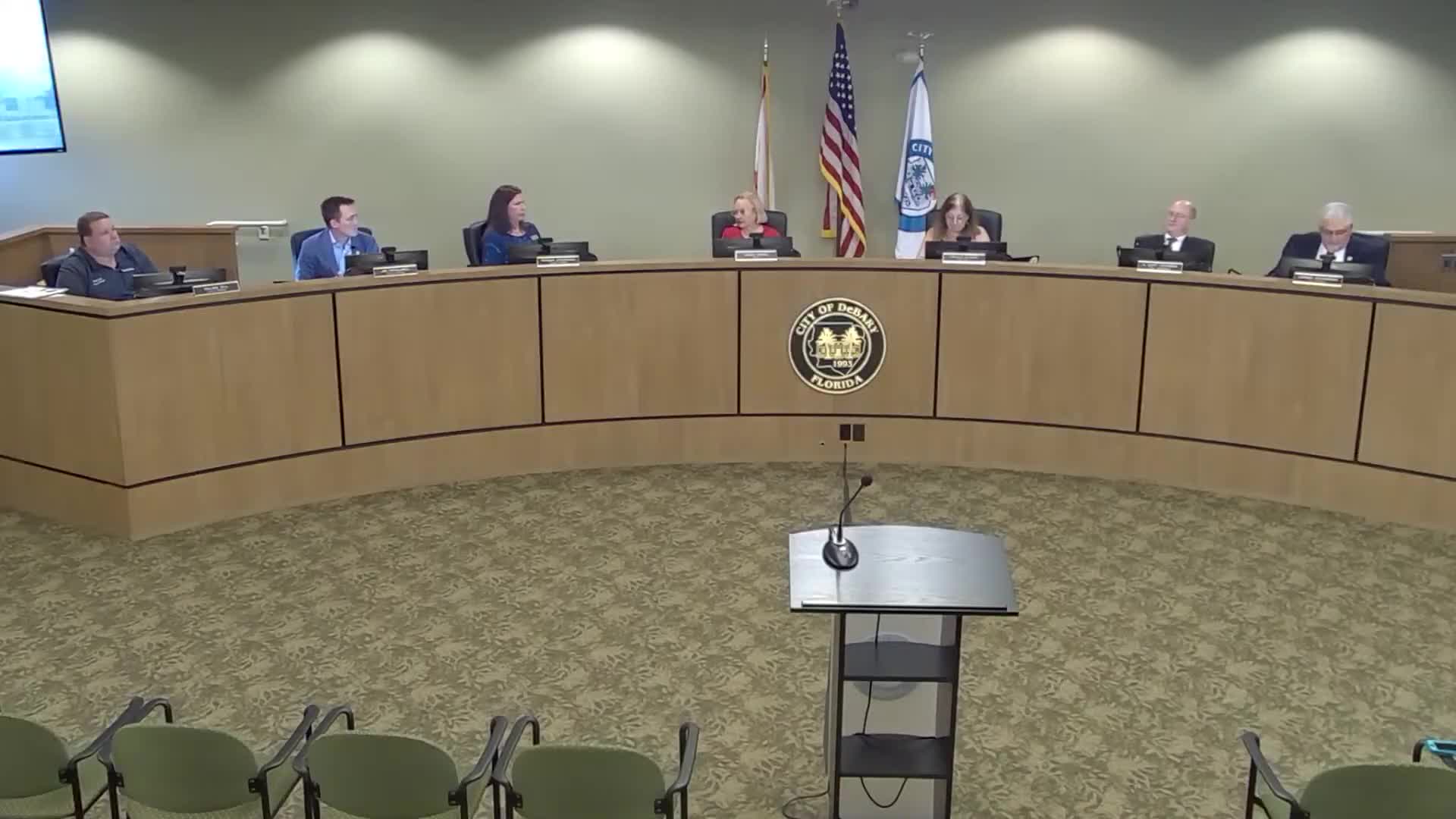 DeBary manager previews FY2025‑26 budget; proposes 3.65‑mill tentative rate