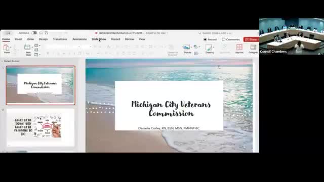 Michigan City Veterans Commission outlines suicide-prevention outreach, fitness and job services