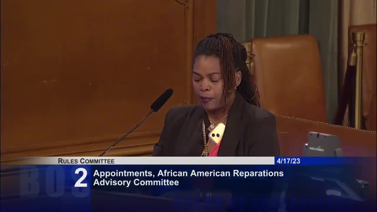 Local candidates propose reforms for San Francisco's African American reparations committee