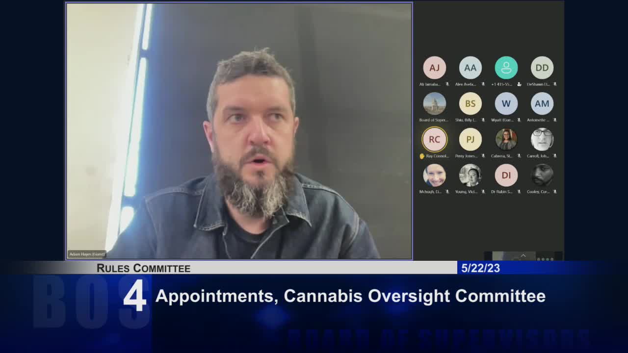 San Francisco cannabis applicants share industry insights during board meeting