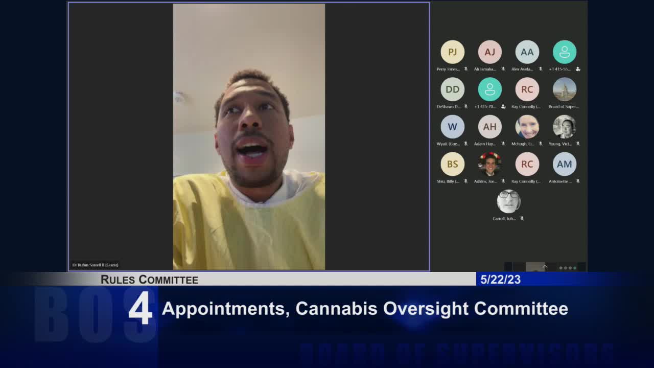 Cyril and Rodriguez apply for cannabis advisory seats in San Francisco