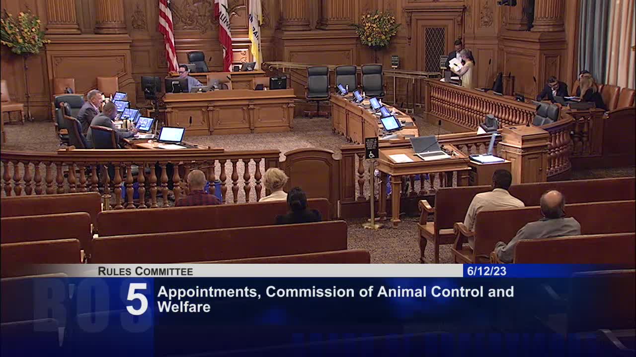 San Francisco Commission reappoints animal welfare leaders and welcomes new members