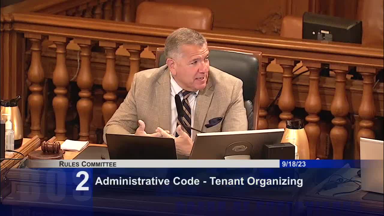 San Francisco supervisors support tenant rights legislation amid public endorsements