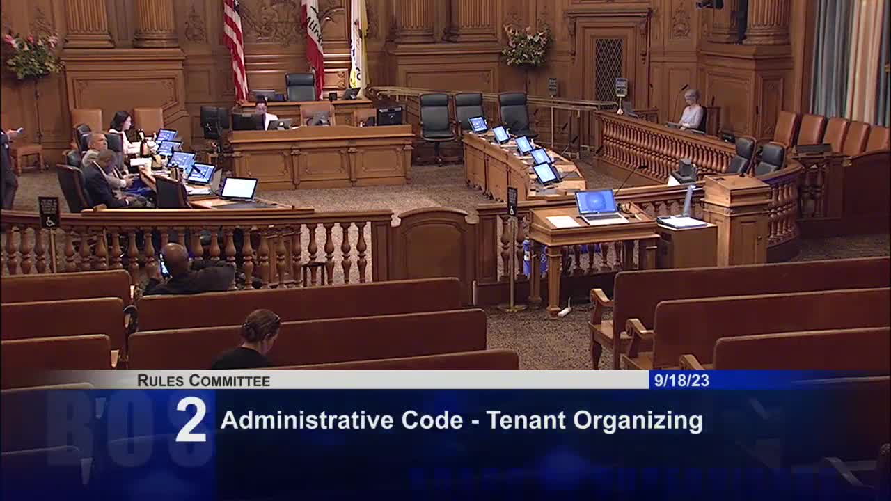 Supervisor Chan advances Union at Home 2 ordinance to enhance tenant organizing rights