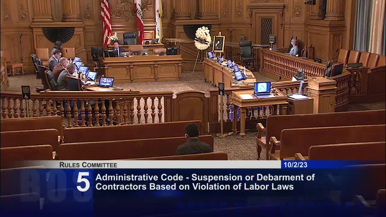 Supervisor Safai introduces San Francisco's new labor and employment code for workers' protection