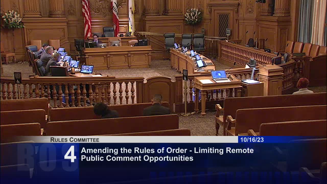 San Francisco supervisors face backlash over remote public comment removal proposal