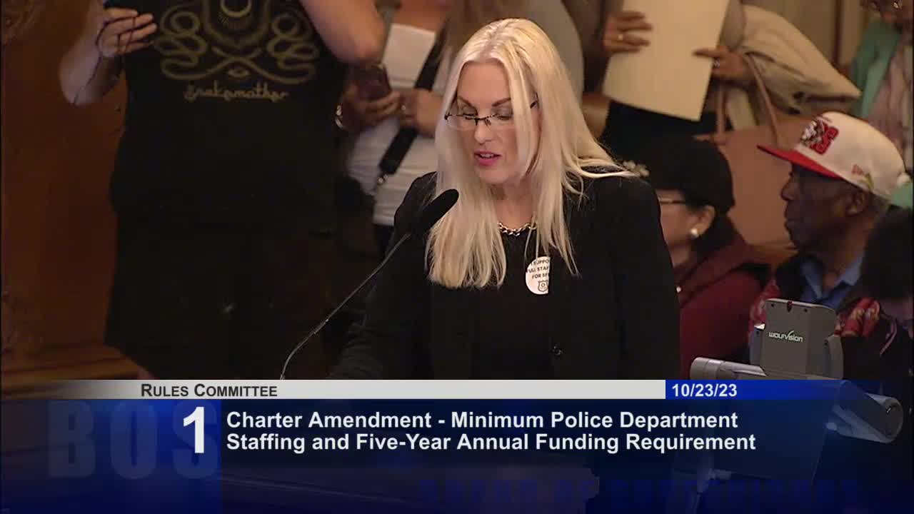 Residents voice concern over San Francisco's public safety and police funding issues