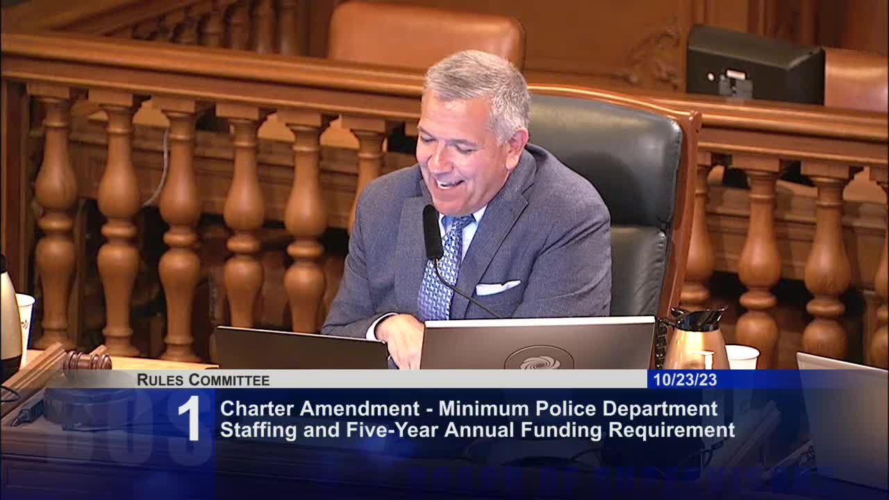 Chief Bill Scott addresses San Francisco's police staffing crisis to Rules Committee