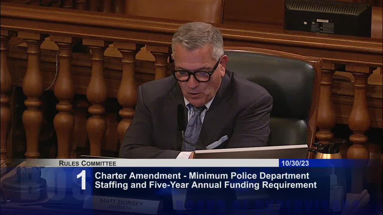 SF officials debate charter amendment on police staffing during public safety crisis