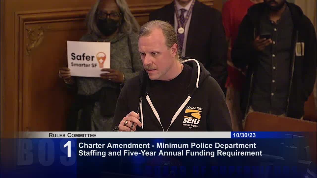 San Francisco community voices opposition to Supervisor Dorsey's police funding amendment
