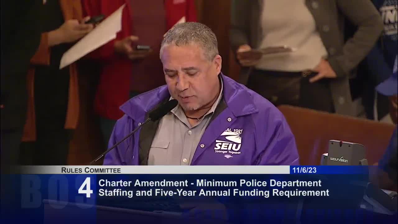 San Francisco committee debates SFPD budget amid $500M projected deficit