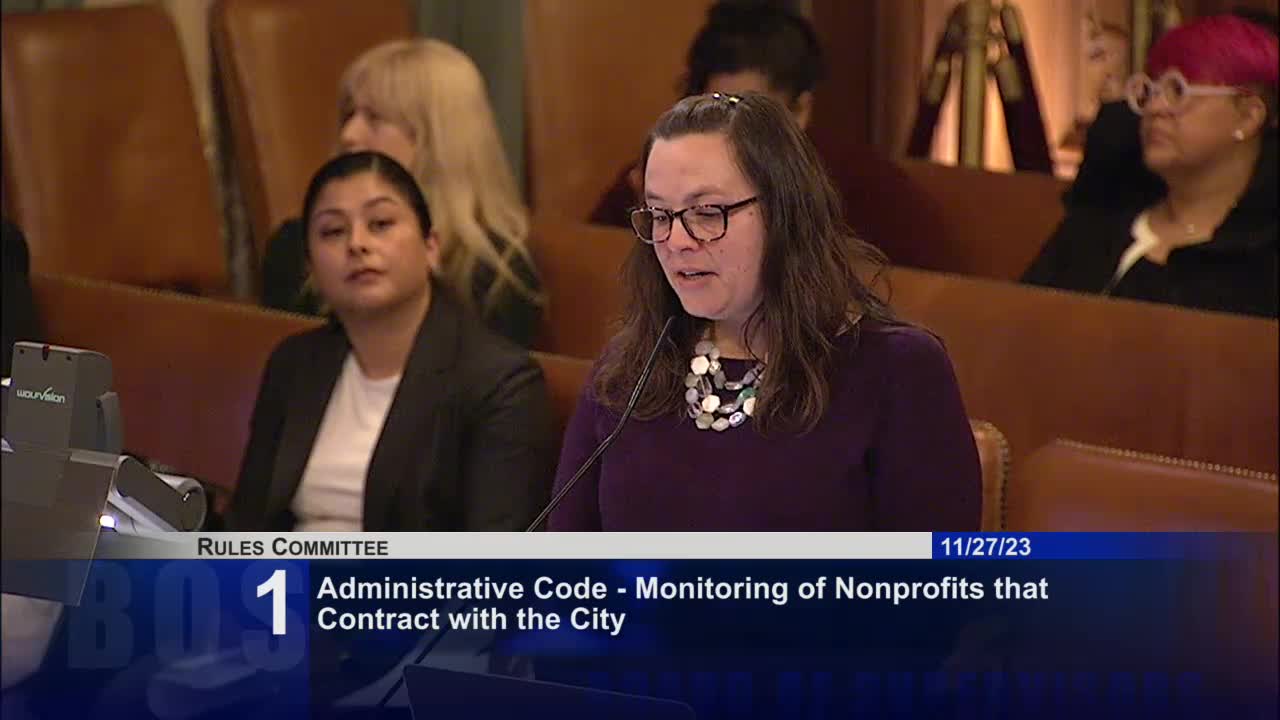 San Francisco establishes new standards for nonprofit performance monitoring and accountability