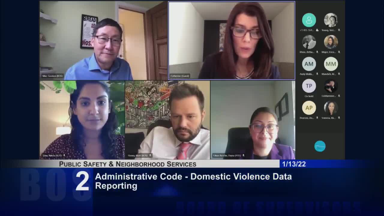 San Francisco DA amends domestic violence reporting and definitions for better case handling