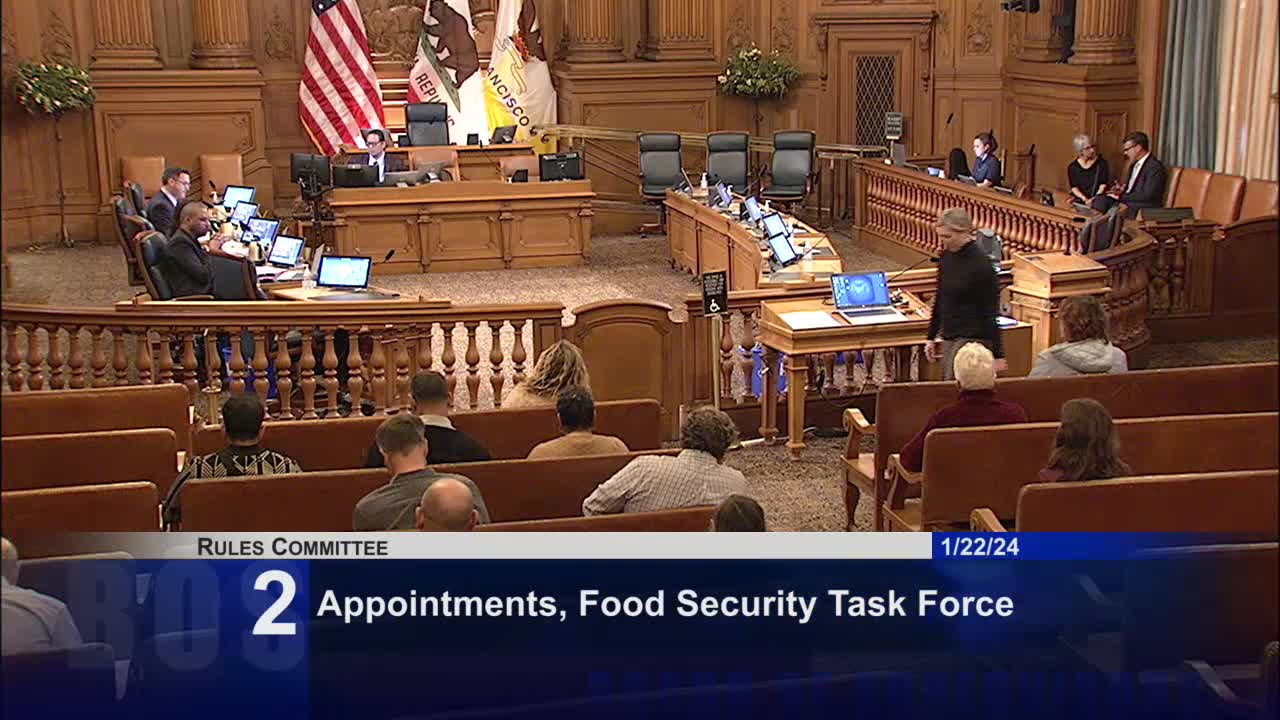 Public comments highlight importance of food security task force for homeless support
