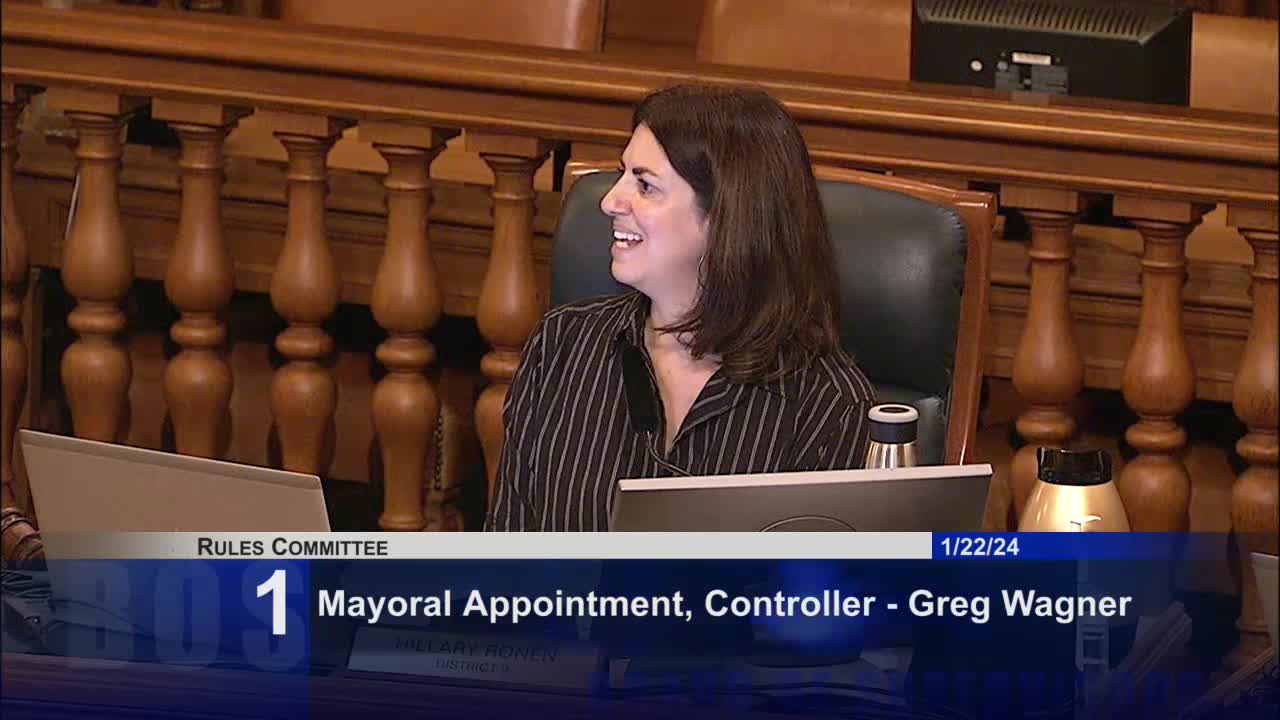 Wagner nominated as San Francisco's next city controller amid financial challenges
