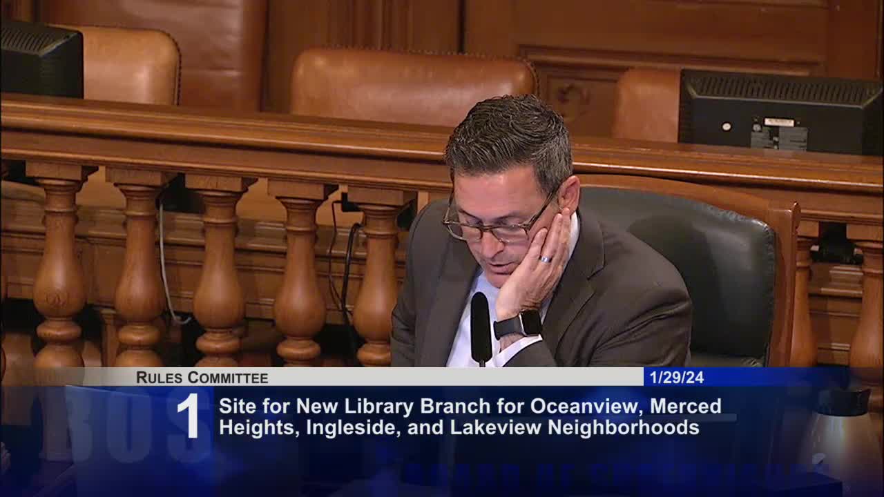 Supervisor Walton advocates San Francisco library expansion against mayor's alternative site push
