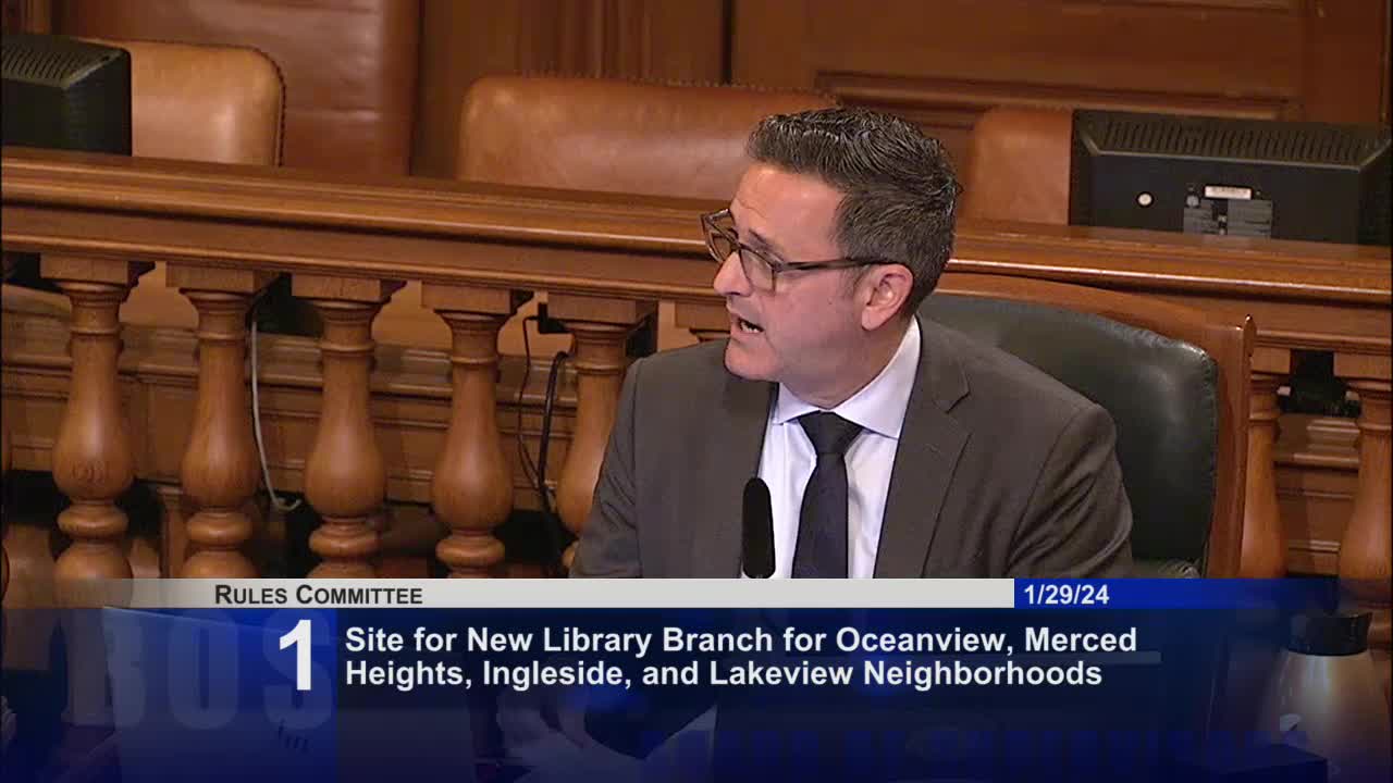 San Francisco officials approve new Ocean View Library at Brotherhood Way site