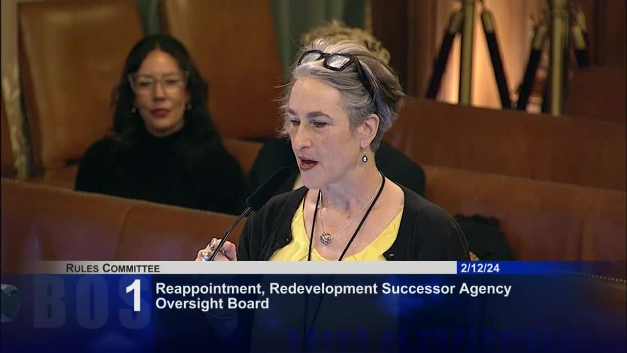 OCII Deputy Haley discusses replacement housing plans following SB 93 legislation