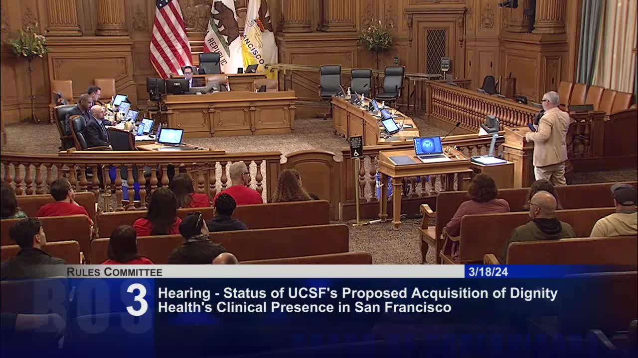 UCSF proposes acquisition of Saint Francis and Saint Mary's hospitals in San Francisco