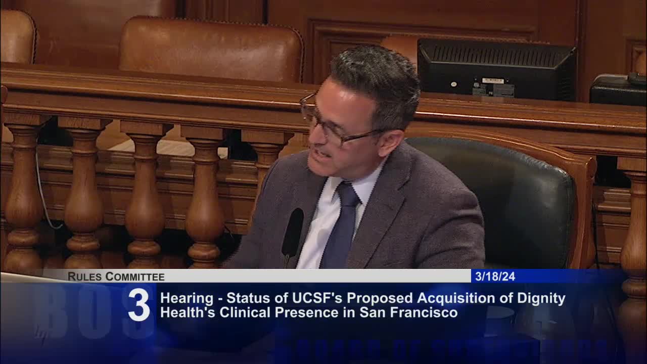 UCSF commits to preserving St Mary's and St Francis hospitals amid acquisition concerns