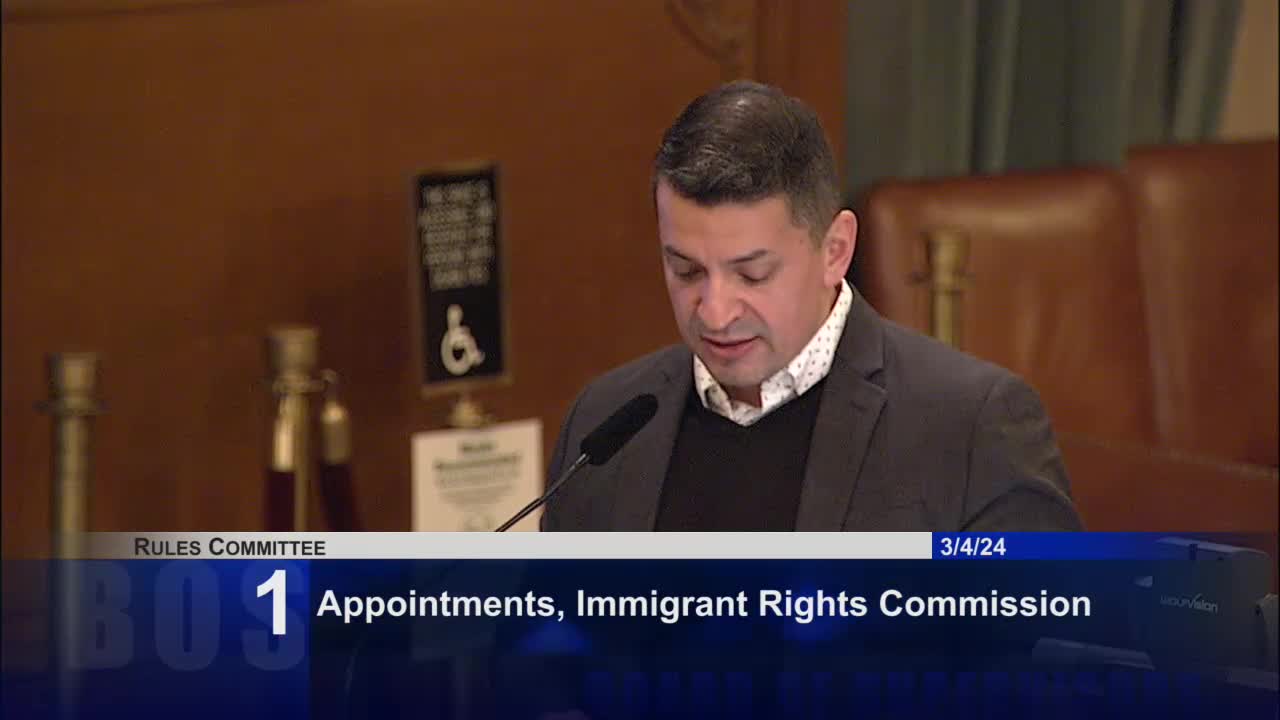 San Francisco Immigrant Rights Commission appoints six new members including Jose Ng