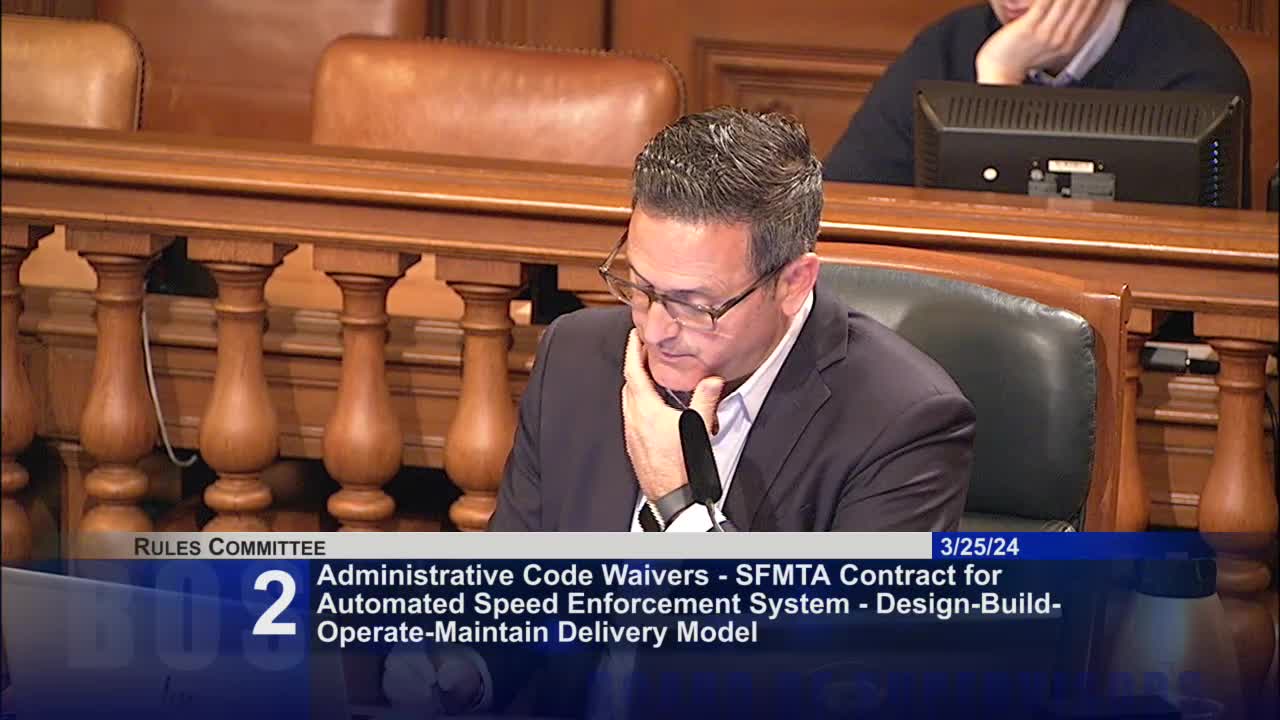 San Francisco considers new traffic camera vendor and structure for fines