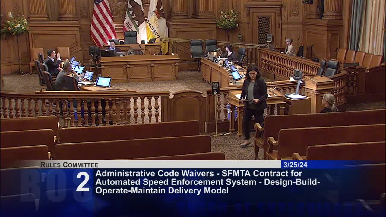 Board recommends traffic safety measures with co-sponsorship by Supervisor Walton