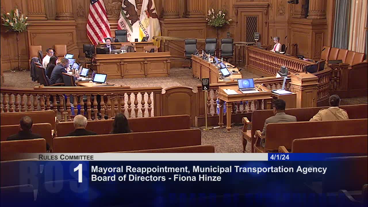 Supervisor Safaie praises Fiona's reappointment to disability advocacy position