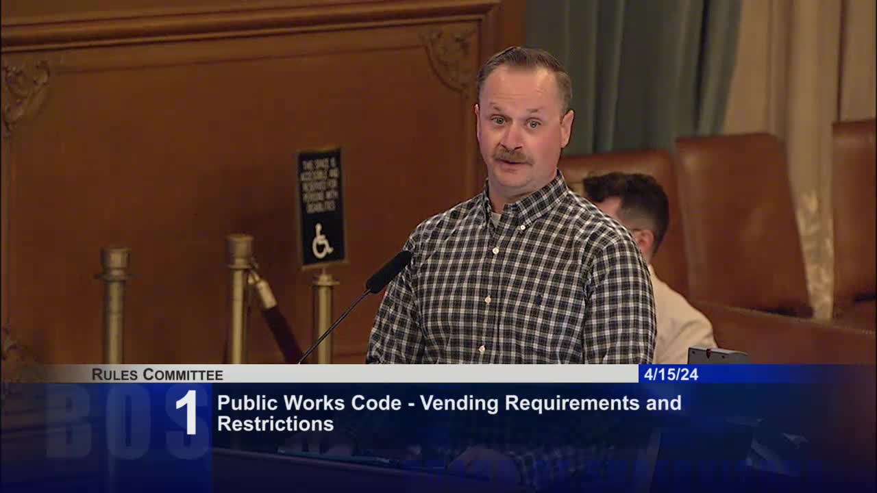San Francisco officials discuss enforcement and support for street vendors at public hearing