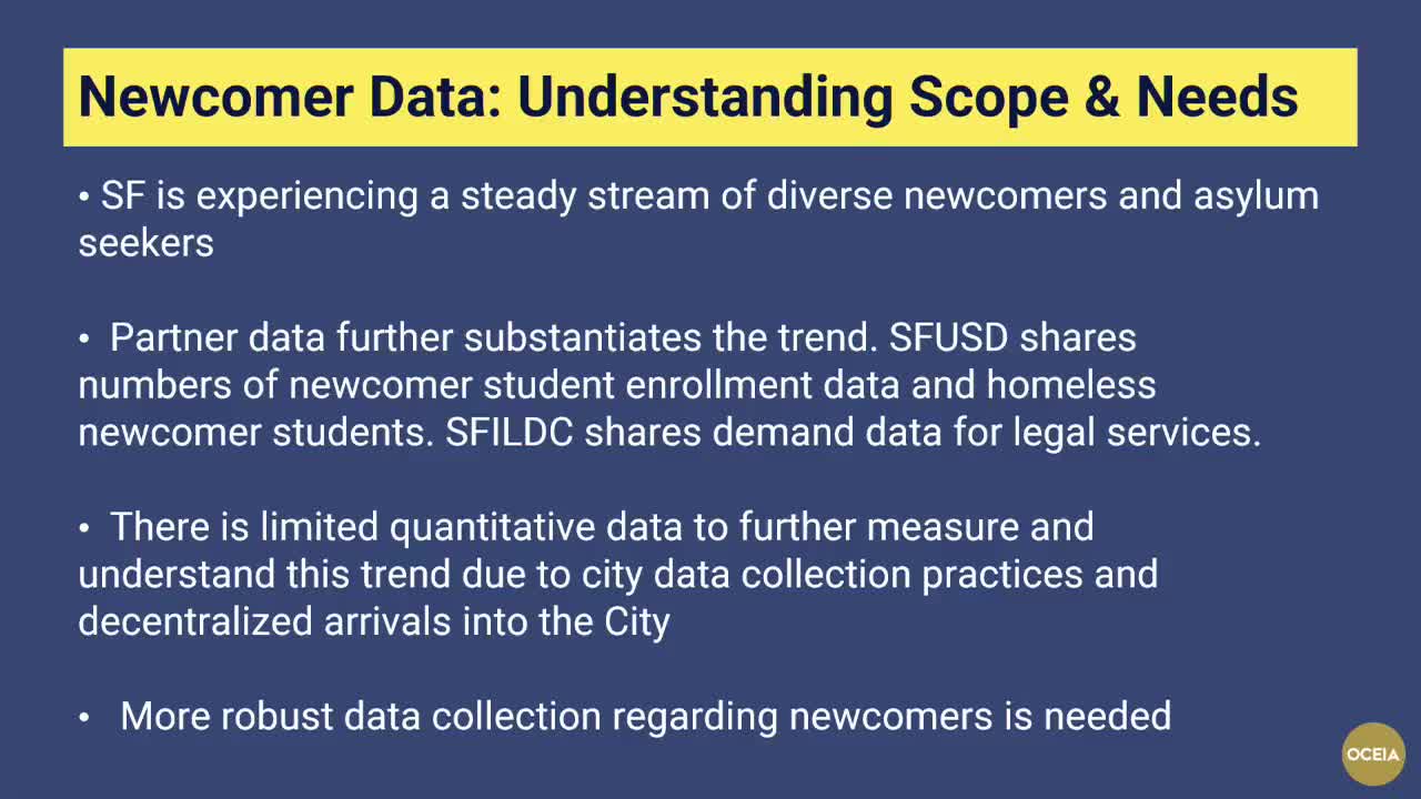 San Francisco agencies coordinate efforts to support newcomer asylum seekers