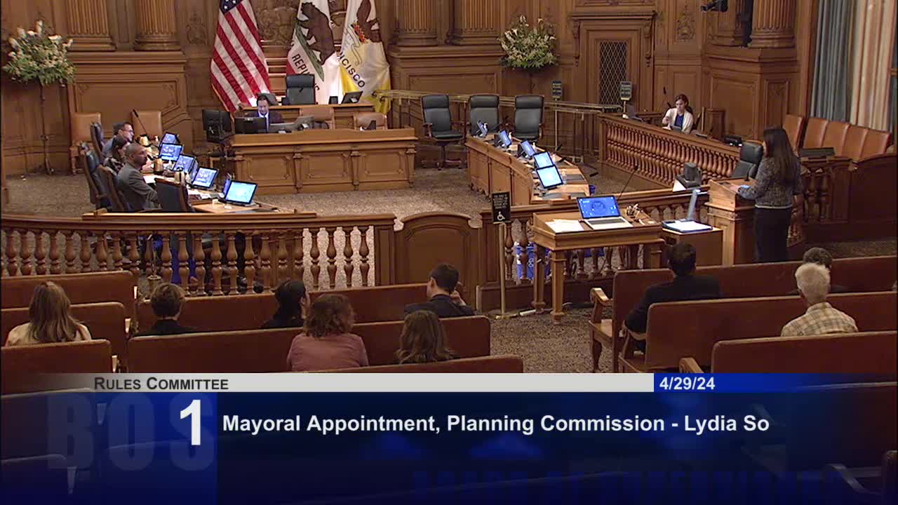 Lydia Sow nominated for San Francisco Planning Commission to enhance housing and public safety