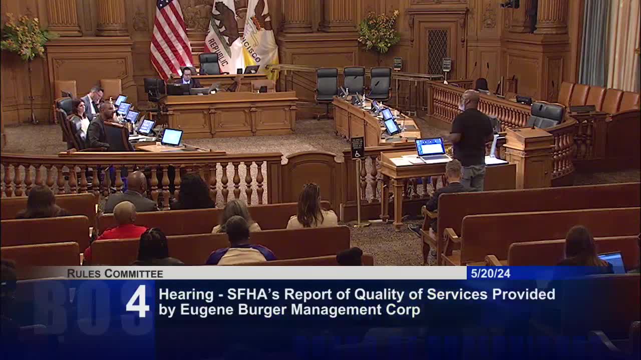 Potrero Hill residents voice serious concerns over housing conditions and management failures