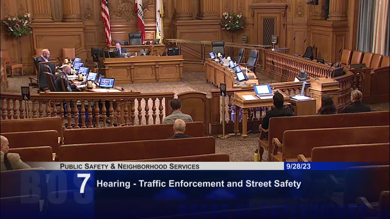 San Francisco committee discusses street safety and public surveillance concerns