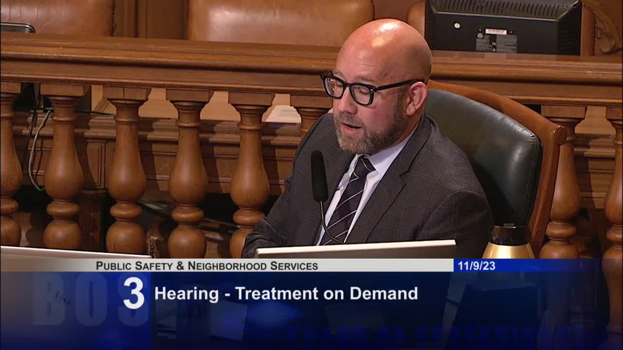 San Francisco leaders address drug treatment gap in public hearing on overdose crisis