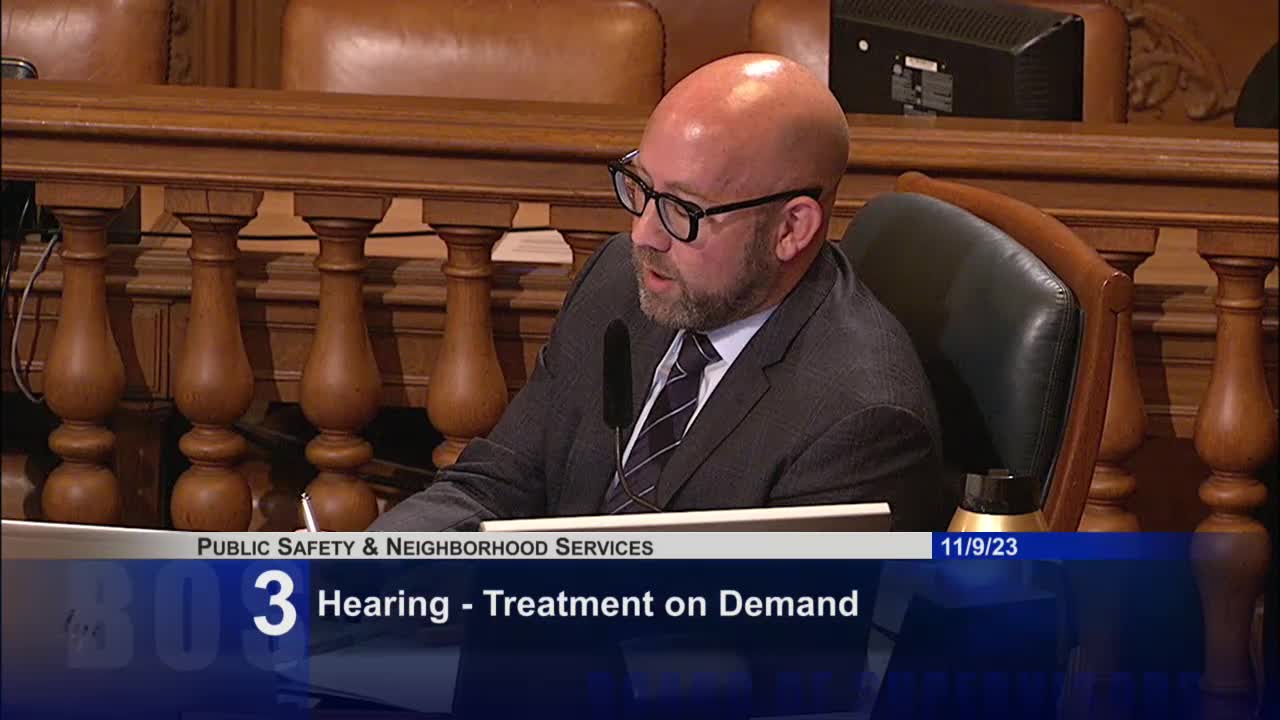 San Francisco officials discuss expanding treatment options for criminal justice-involved individuals