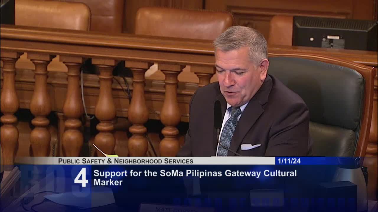 San Francisco committee backs permanent cultural monument for Filipino Heritage District
