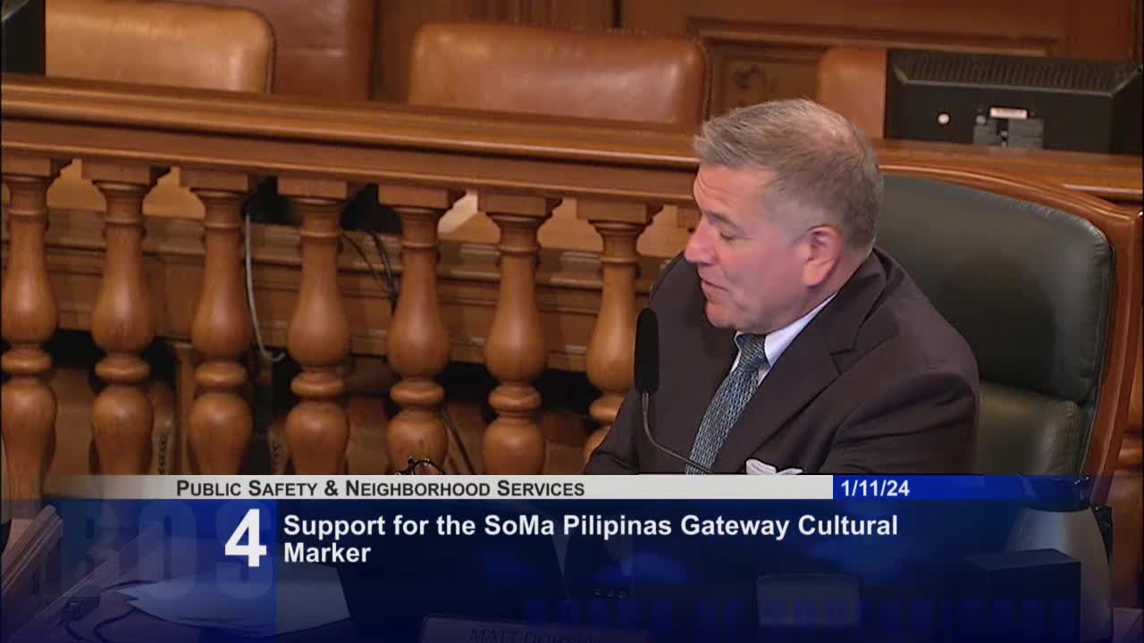 Supervisor Dorsey champions Filipino community project in San Francisco