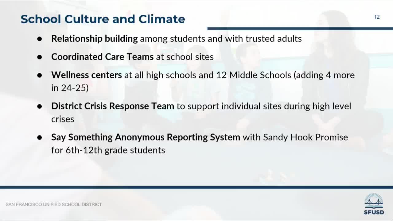 San Francisco Unified School District enhances community violence prevention through collaborative care teams