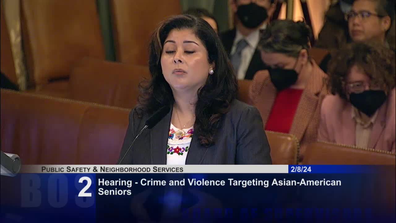 Supervisor Chan discusses community engagement and staffing in combating hate crime