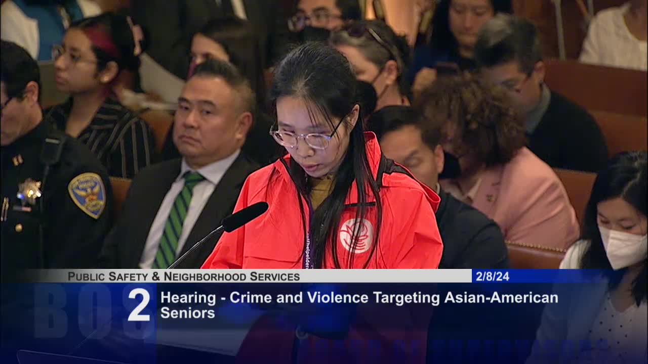 Community Leaders Advocate for Safety Programs at San Francisco Hearing