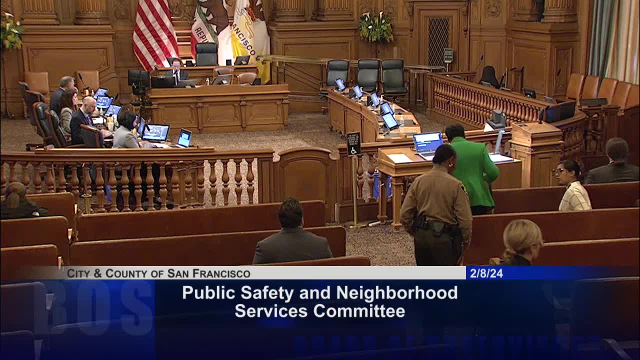 San Francisco supervisors hold hearing on women's working conditions in SFPD