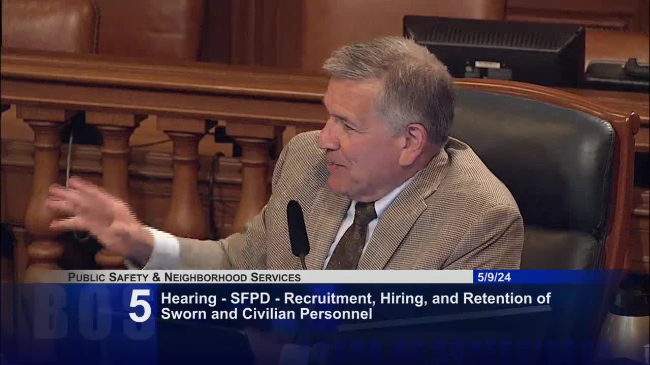 Supervisor highlights Chair Stephanie's leadership on police staffing issues