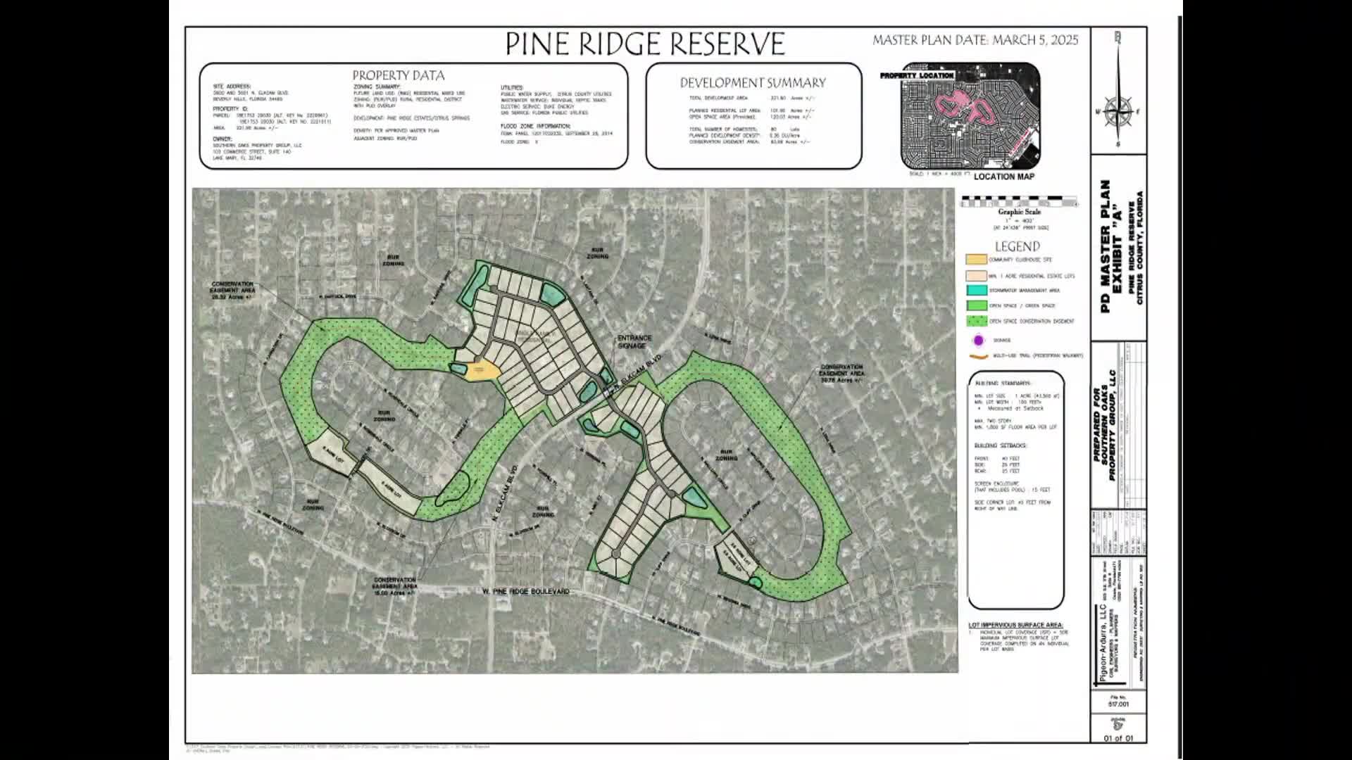 Citrus County discusses historic zoning changes and Pine Ridge master plan updates