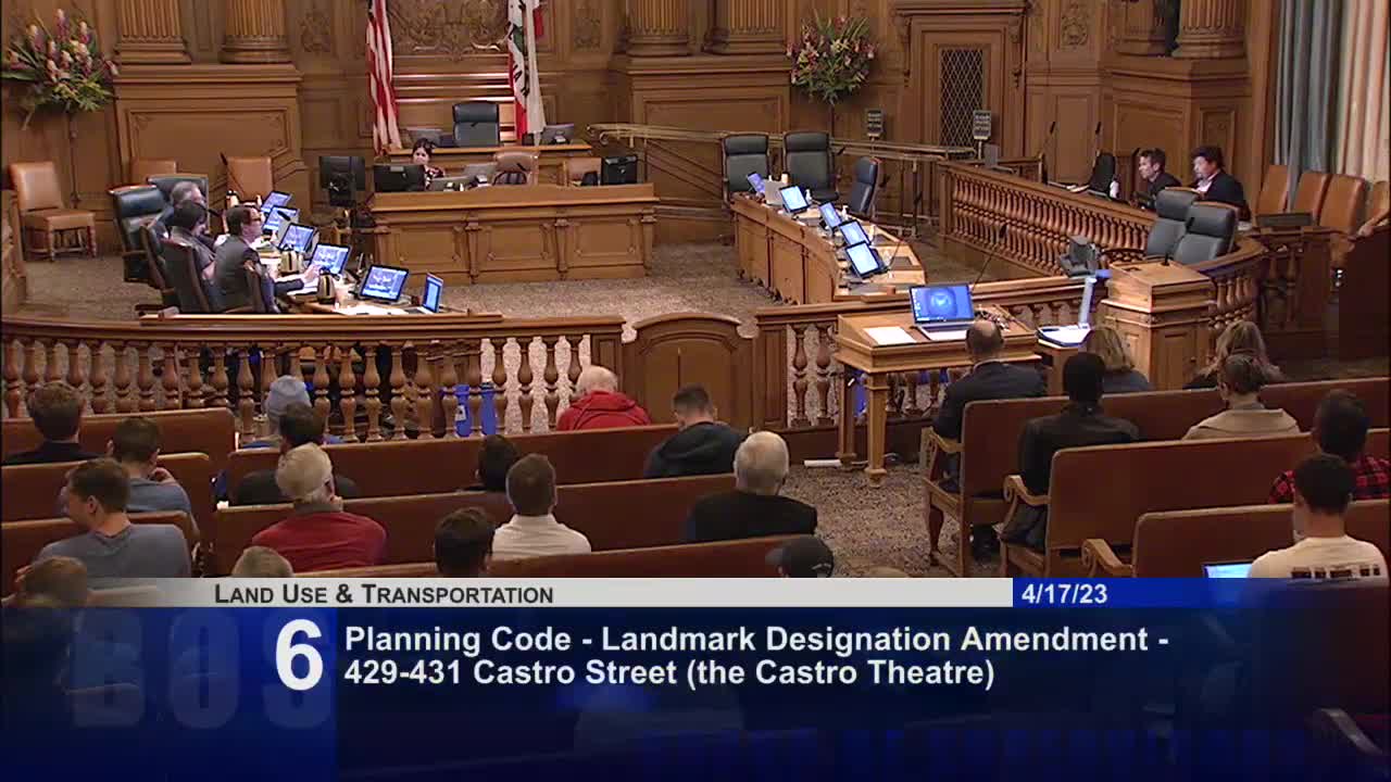 San Francisco residents urge rejection of amendment limiting Castro Theater renovations