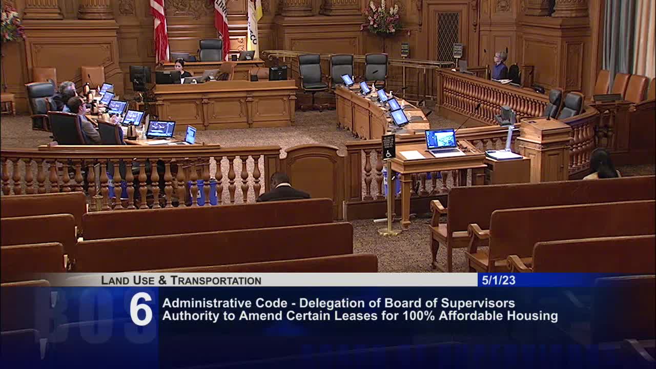 San Francisco Supervisors advance housing code amendments to full board review