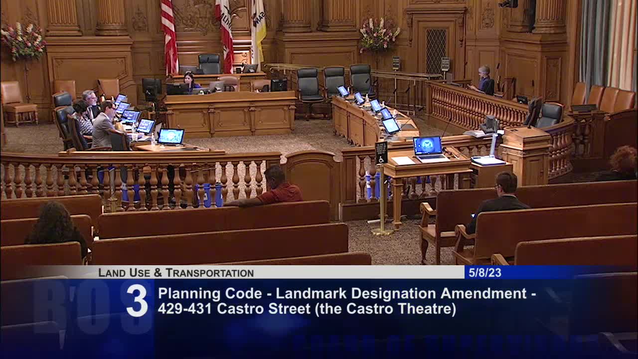 Supervisor Preston supports landmarking Castro Theater interiors despite dissenting views