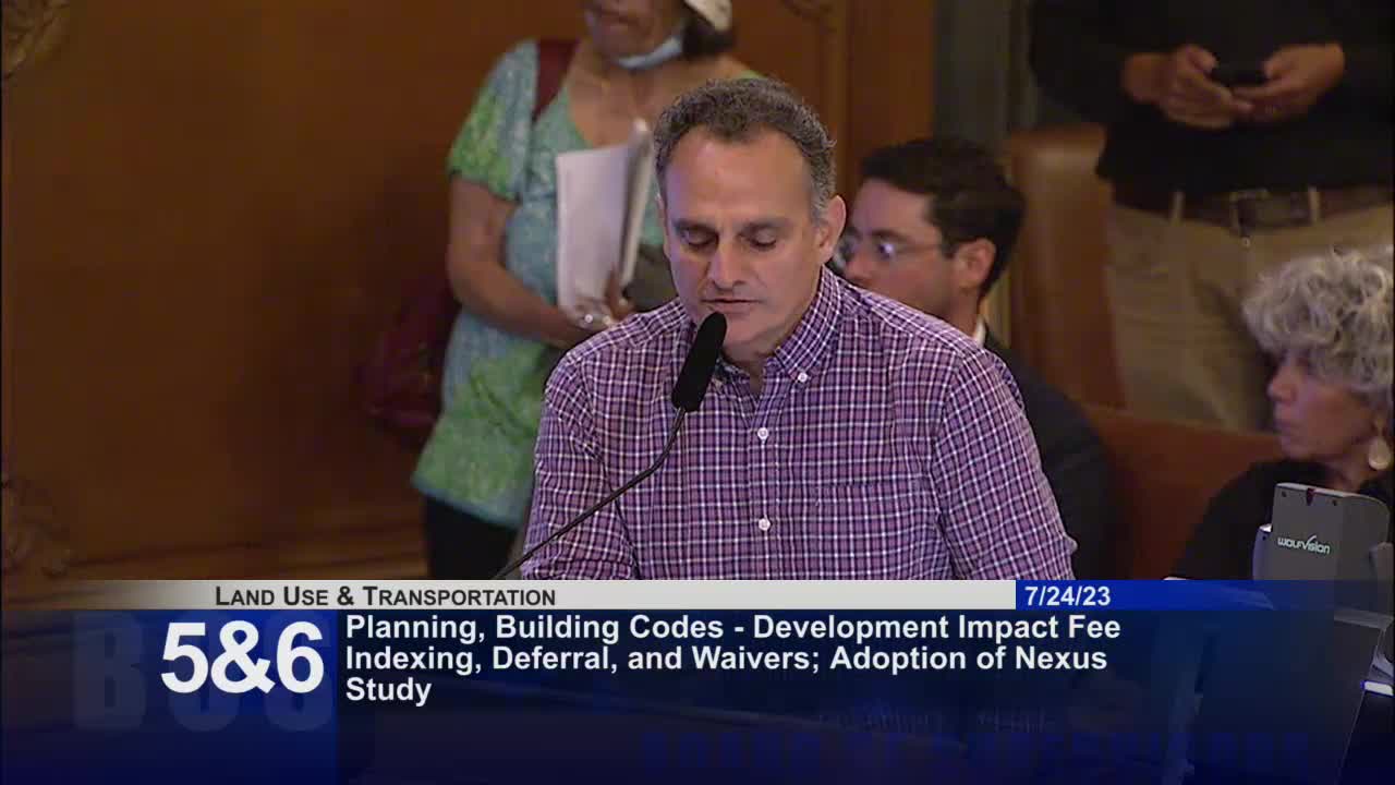 San Francisco Board reviews controversial affordable housing fee reduction proposals