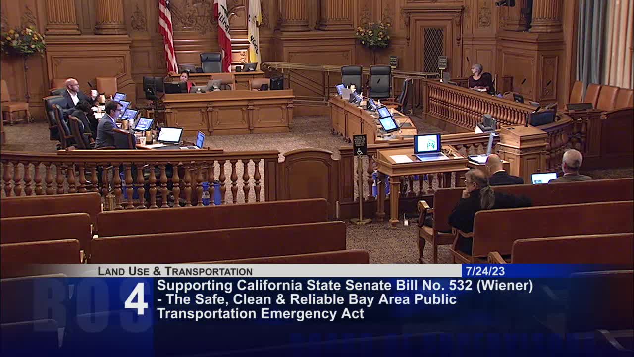 Senate Bill 532 garners mixed support for public transit funding in San Francisco