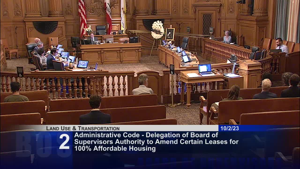 San Francisco Board debates zoning changes to streamline housing production